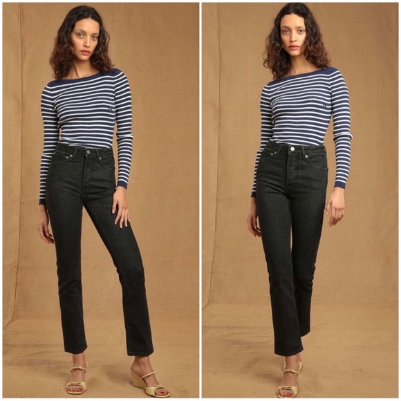 Rouje Jeans Rouje Paris Odeon High Rise Skinny Jeans Uni Noir Double Stone Poshmark